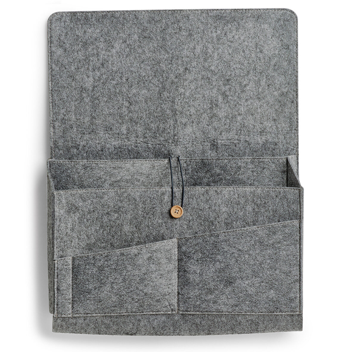 zeller-present-home-living-couch-organizer-filz-grau-sofatasche image 1