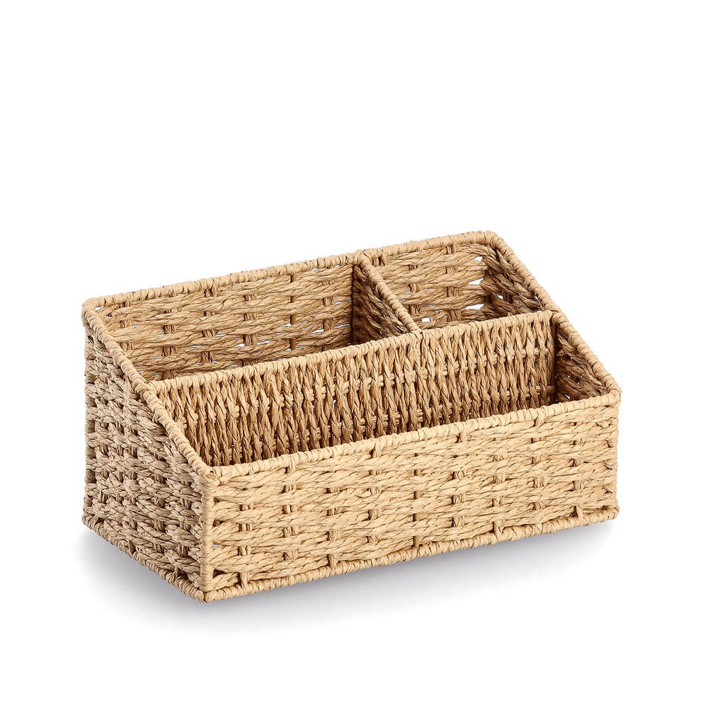 zeller-present-utensilien-organizer-papiergeflecht-25-5-cm image 1