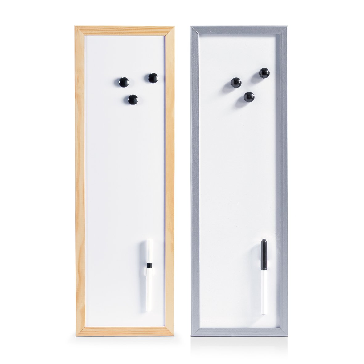zeller-present-office-magnet-schreibtafel-metall-alugrau image 4