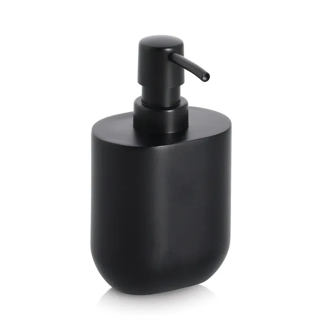zeller-present-bad-seifenspender-polyresin-schwarz-matt image 1