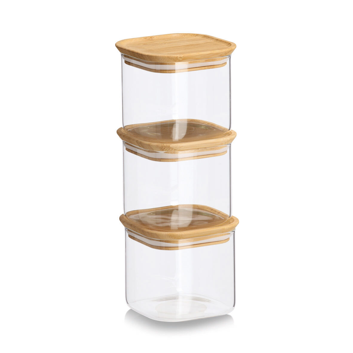 zeller-present-k-che-vorratsgl-ser-set-6-tlg-bambusdeckel image 2