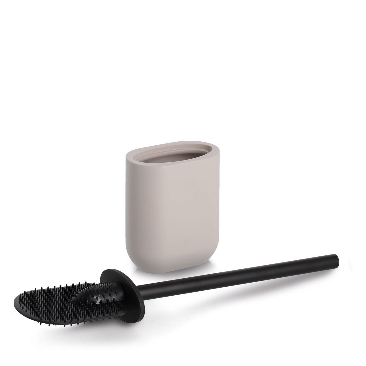 zeller-present-wc-b-rste-polyresin-edelstahl-greige image 3
