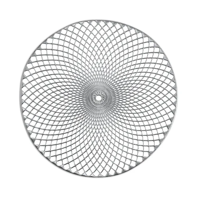 zeller-table-platzset-mandala-kunststoff-silber image 1