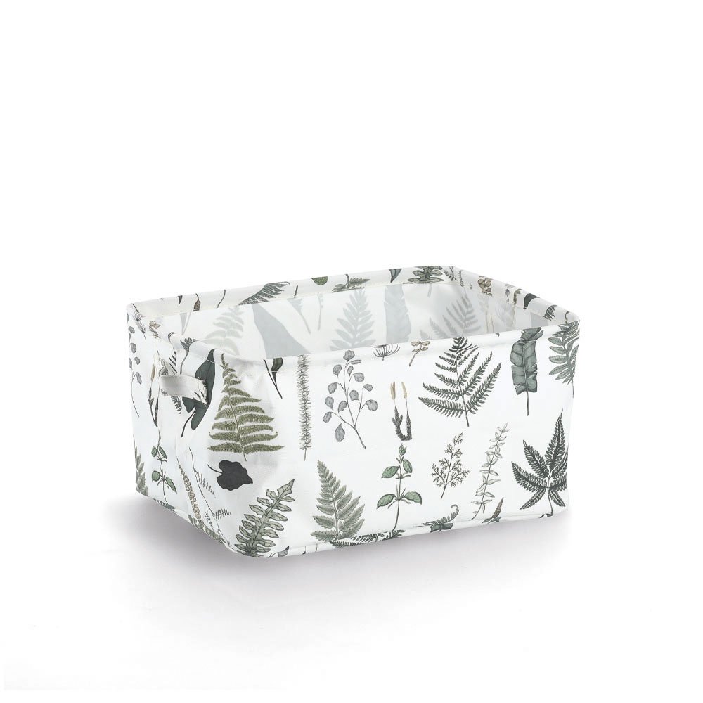 zeller-present-home-living-aufbewahrungskorb-polyester-leaves image 1