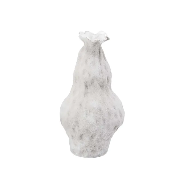 andrea-house-santorini-vase-keramik-wei-blumenvase image 1
