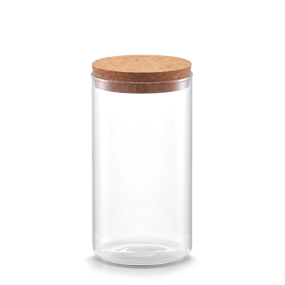 zeller-present-k-che-vorratsglas-korkdeckel-1100-ml image 1