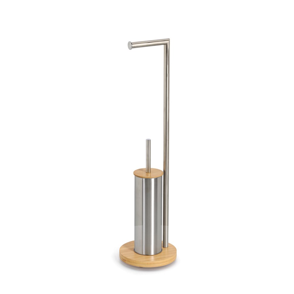 zeller-present-bad-wc-garnitur-edelstahl-bambus image 1