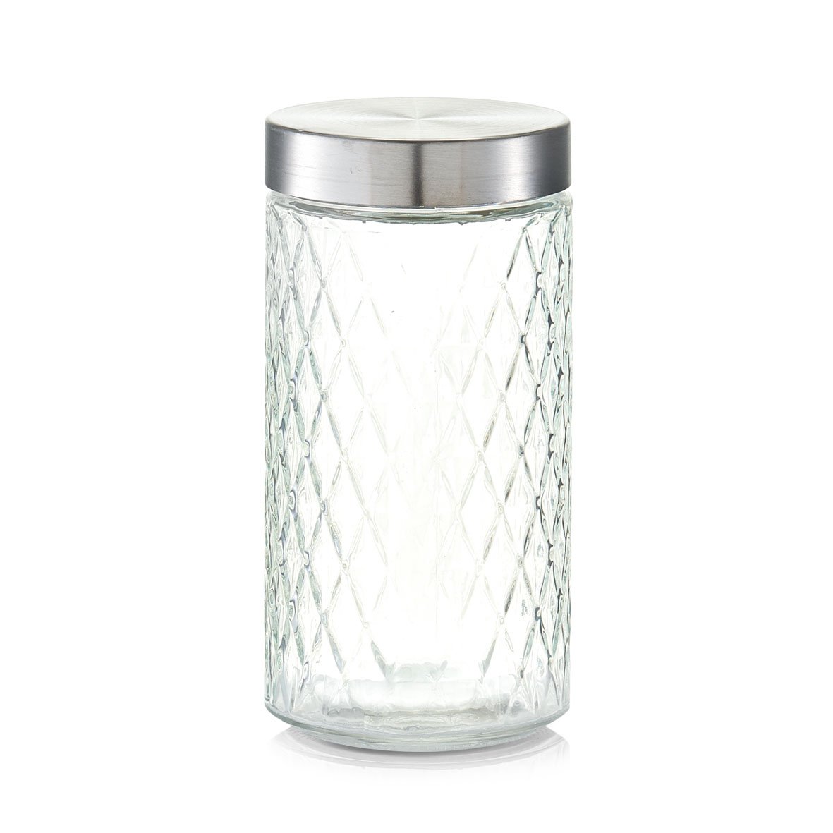 zeller-present-k-che-vorratsglas-raute-1500-ml-metalldeckel image 1