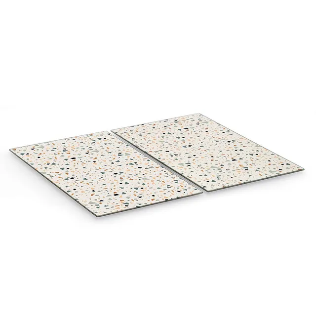 zeller-present-k-che-herdabdeckplatten-terrazzo-2-tlg-glas image 1