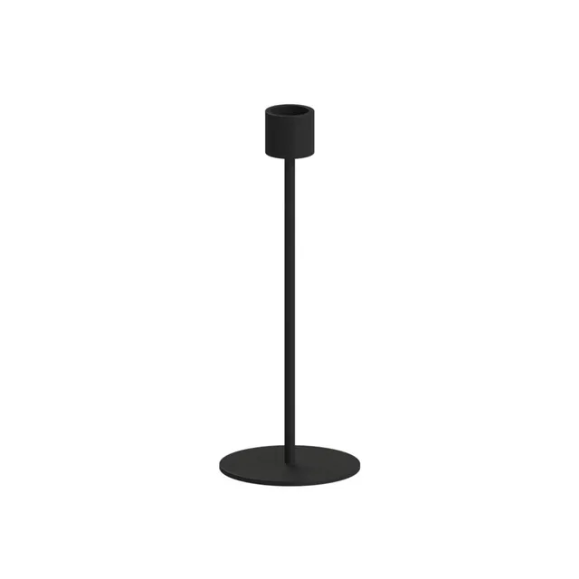 cooee-design-hi-029-01-bk-kerzenleuchter-schwarz-21-cm-metall image 1