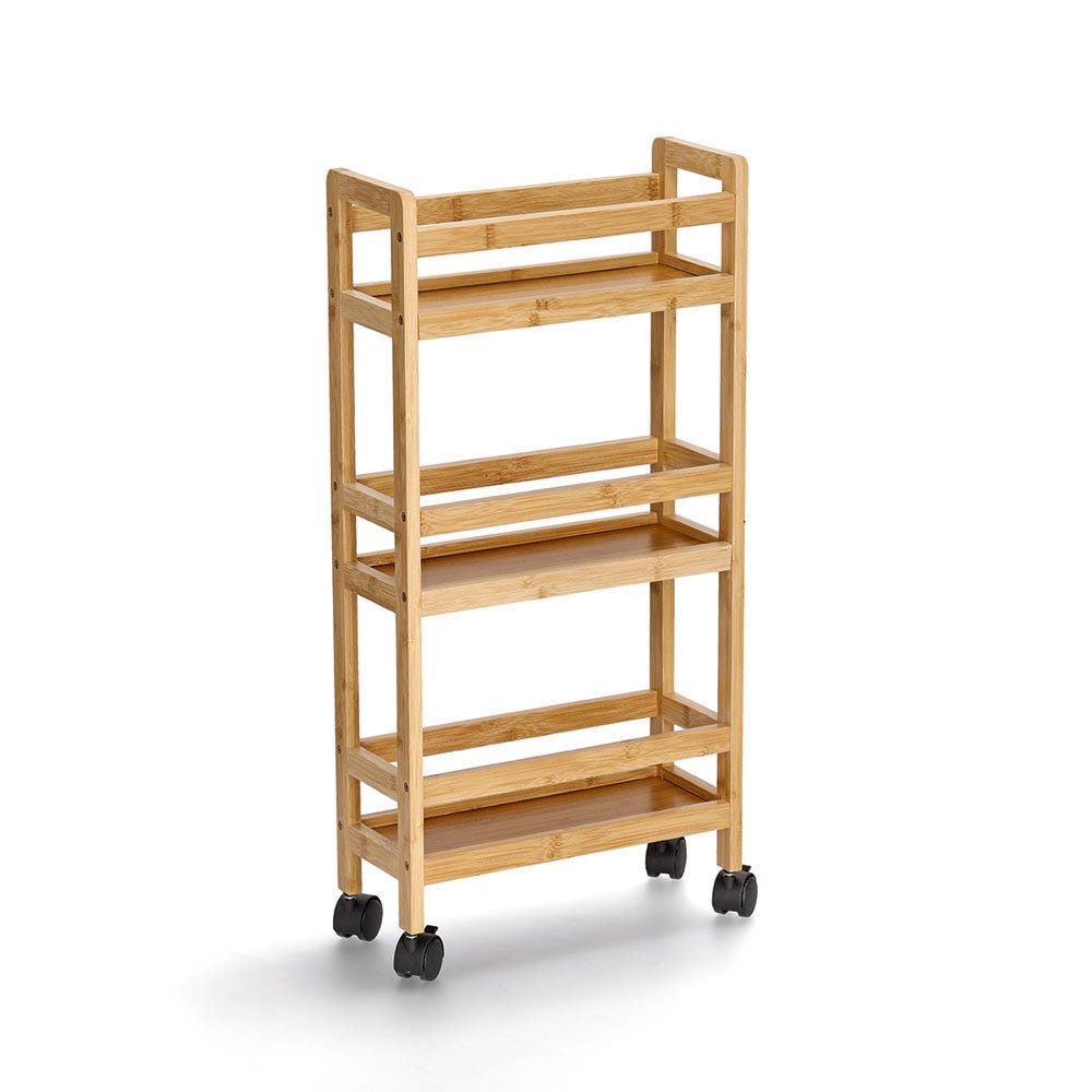 zeller-present-home-living-nischen-rollwagen-bambus-mdf-3-etagen image 1