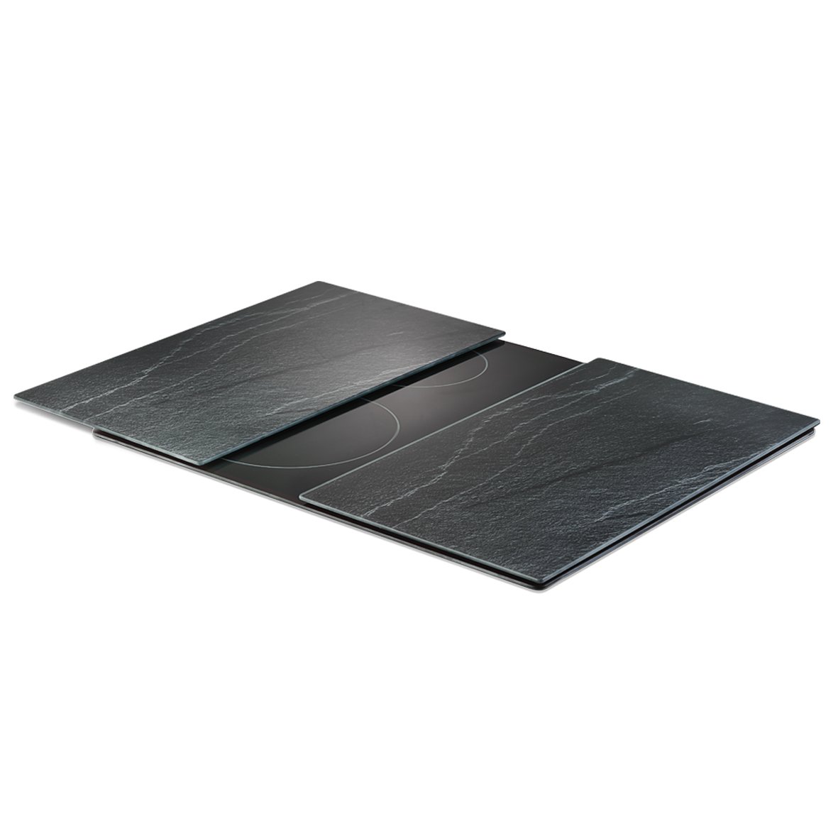zeller-present-k-che-herdabdeckplatten-schiefer-2-tlg-glas image 3