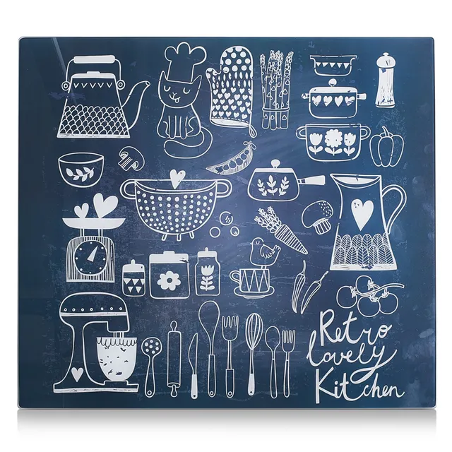 zeller-k-che-lovely-kitchen-herdabdeckung-glas image 1