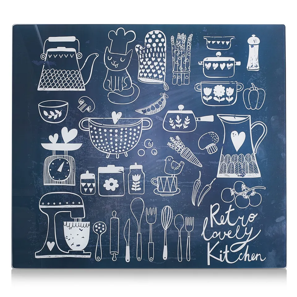 zeller-k-che-lovely-kitchen-herdabdeckung-glas image 1