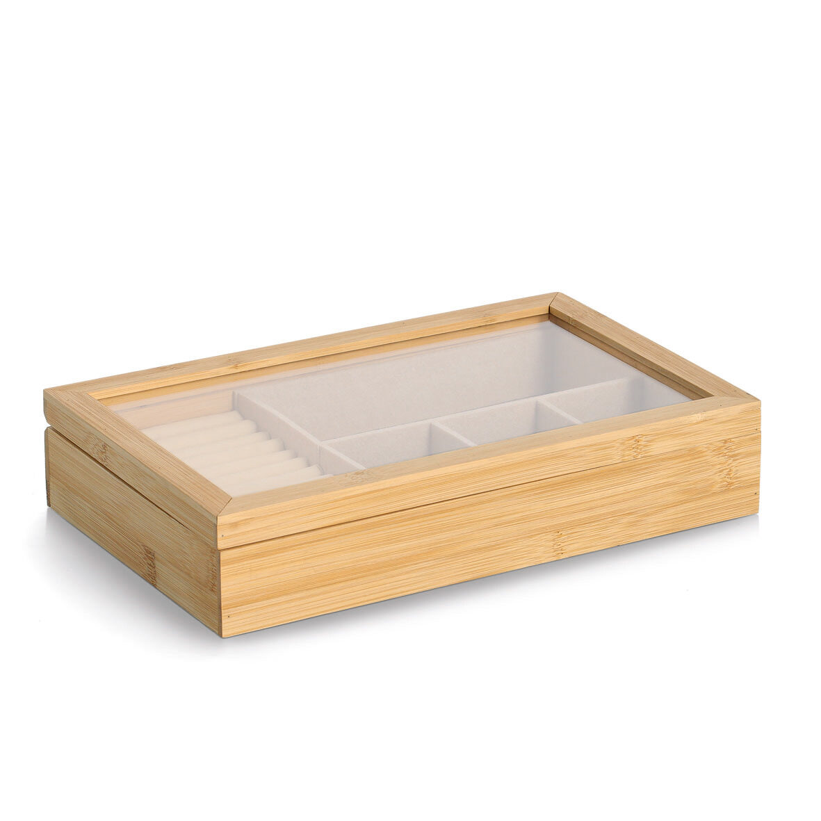 zeller-present-bad-schmuckk-stchen-bambus-mdf-glas-modern image 1