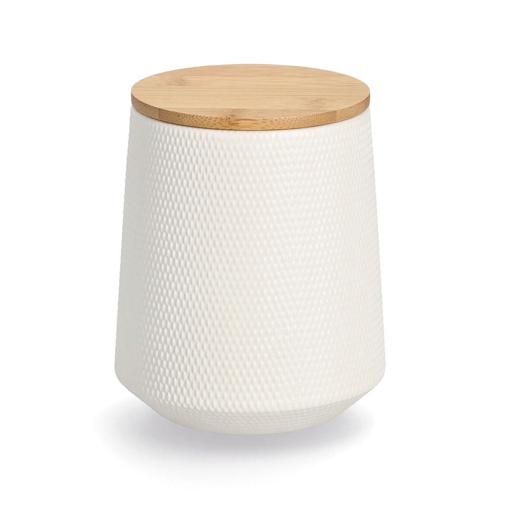 zeller-present-k-che-vorratsdose-keramik-1080-ml-bambusdeckel image 1