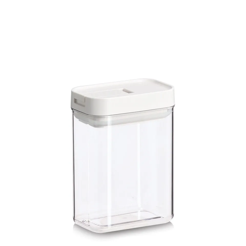 zeller-present-k-che-vorratsdose-670-ml-creme-transparent-luftdicht image 1