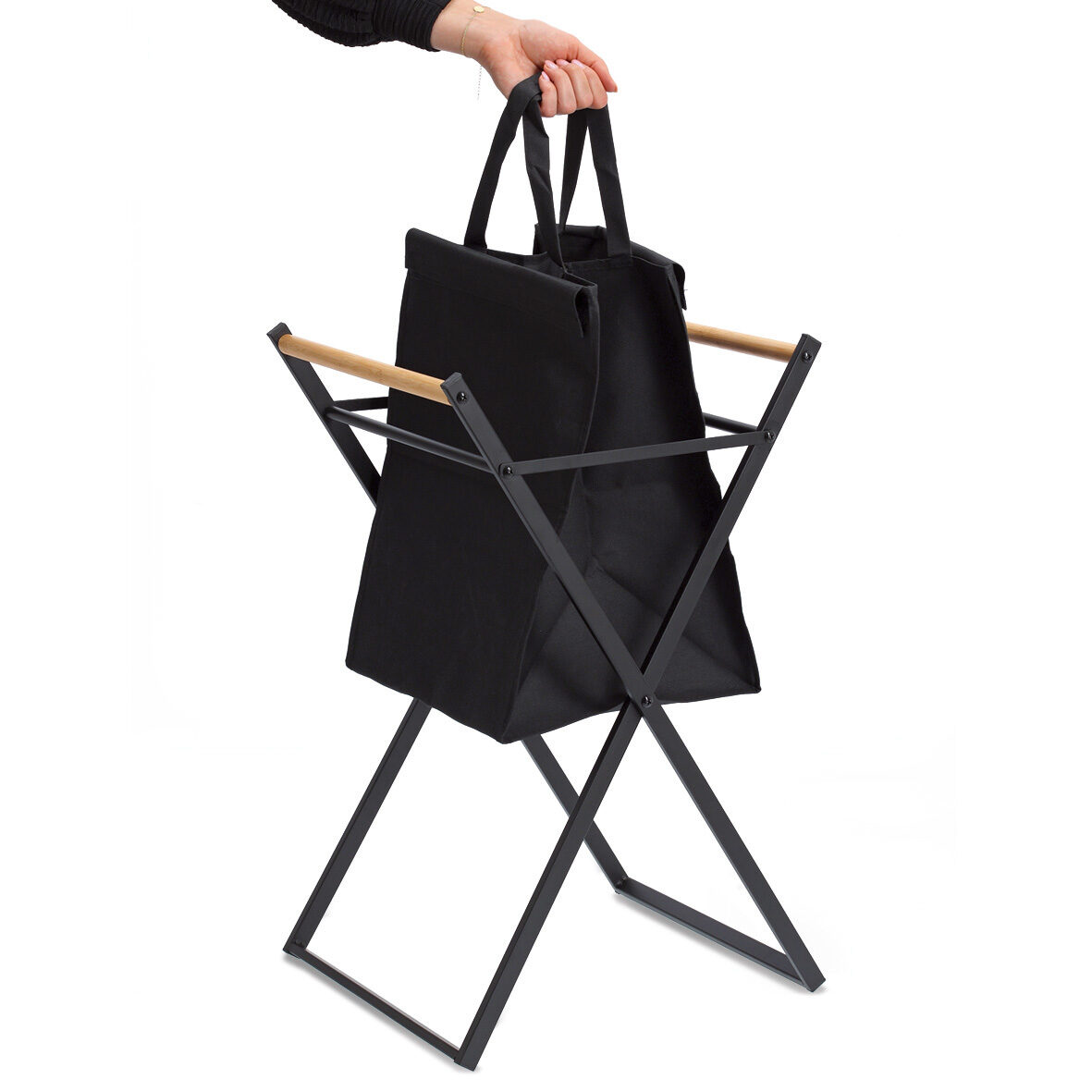 zeller-present-home-living-w-schesammler-metall-schwarz image 2