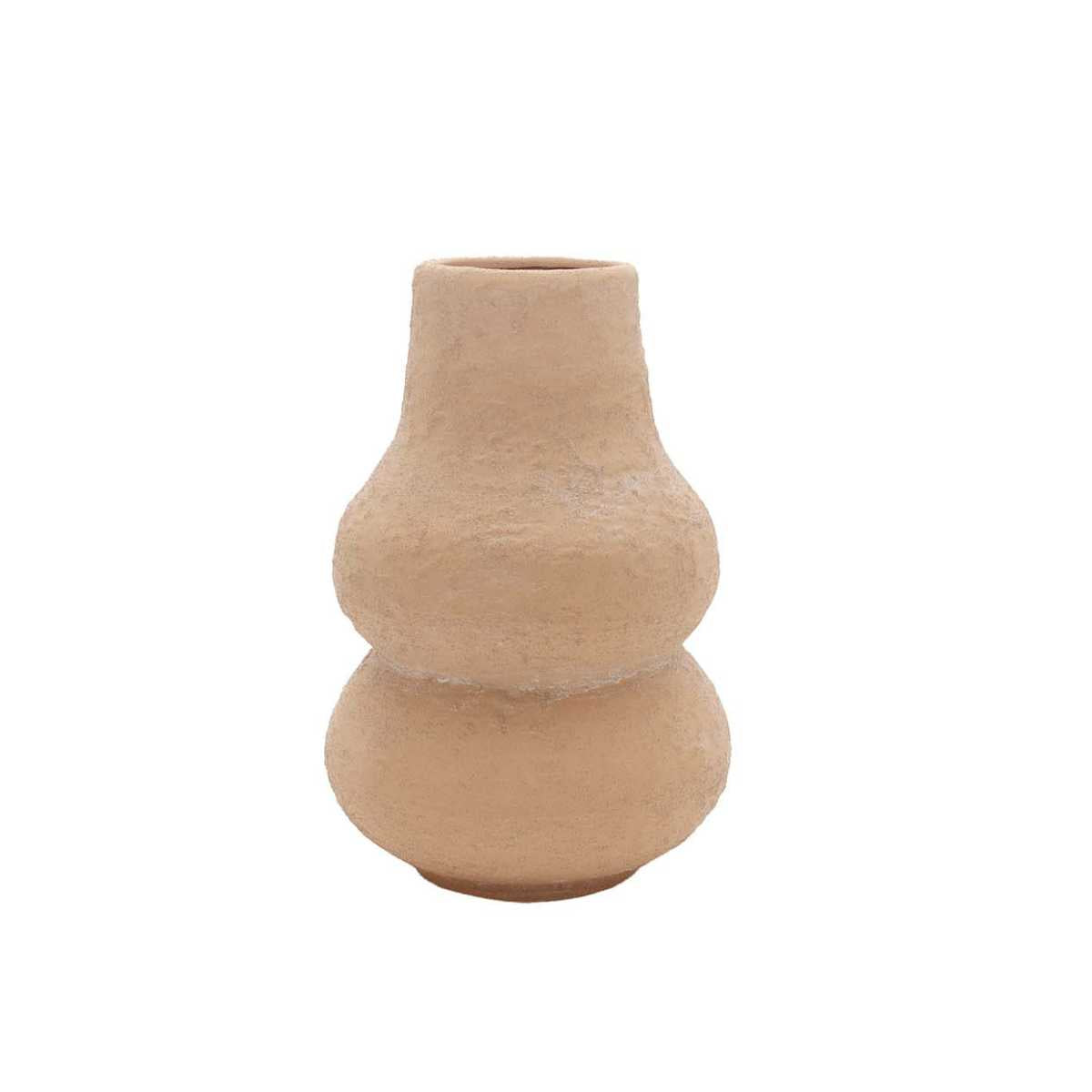 andrea-house-kaoma-vase-beige-steingut-35-cm image 2