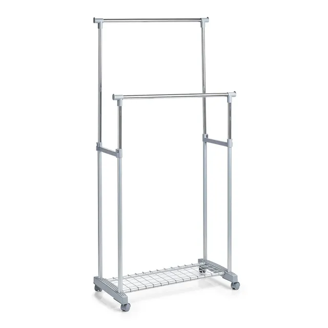 zeller-home-rollkleiderst-nder-2-stufig-metall-h-henverstellbar image 1