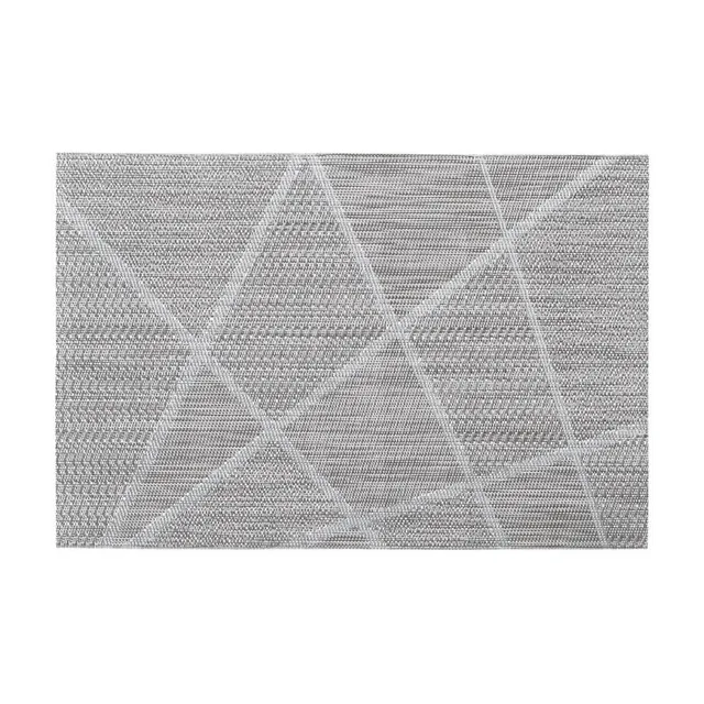 zeller-table-platzset-kunststoff-grau-gemustert image 1