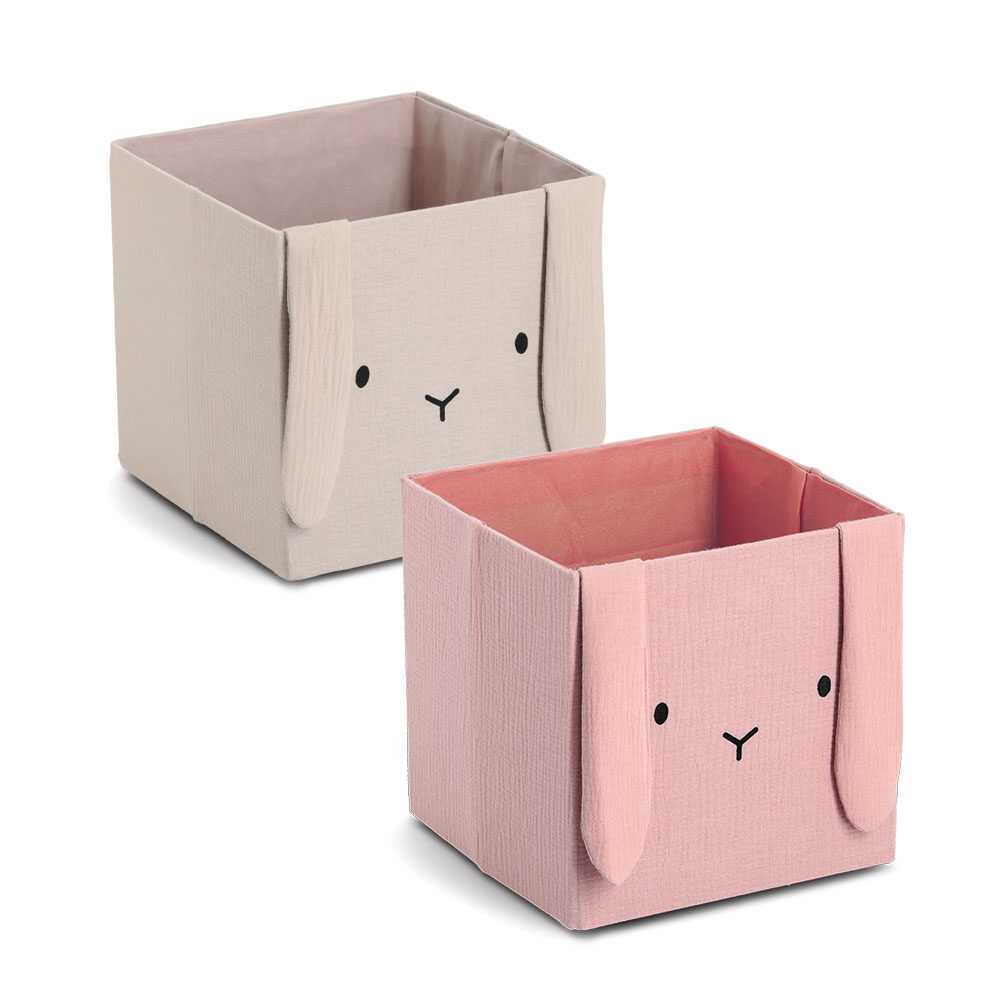 zeller-present-kids-aufbewahrungsbox-hase-musselin image 4