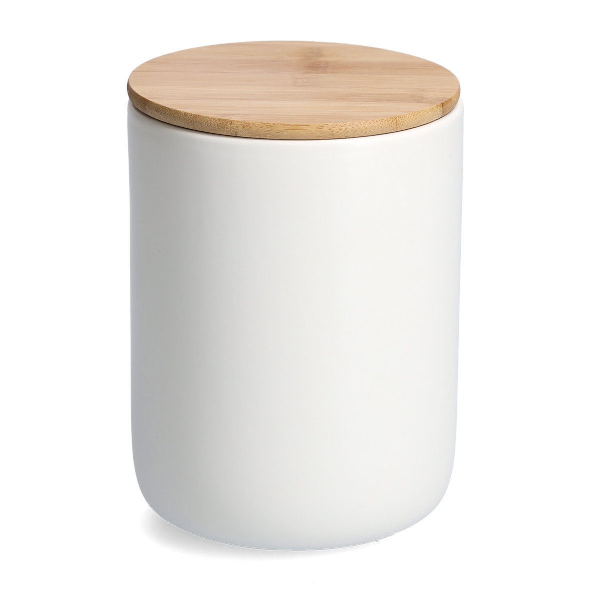 zeller-present-k-che-vorratsdose-keramik-1500-ml-bambusdeckel image 1