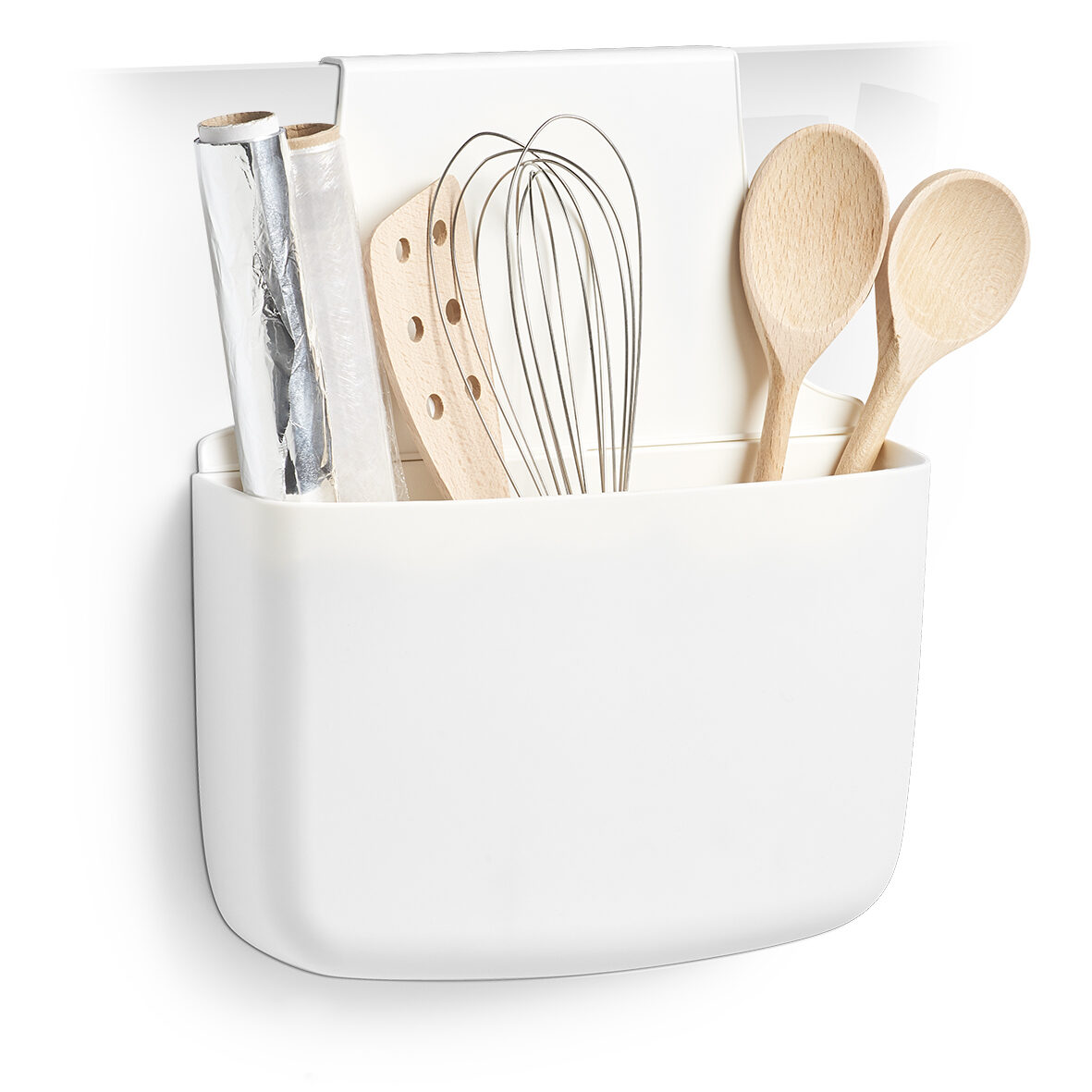 zeller-present-home-utensilienhalter-kunststoff-wei-mit-h-nger image 3