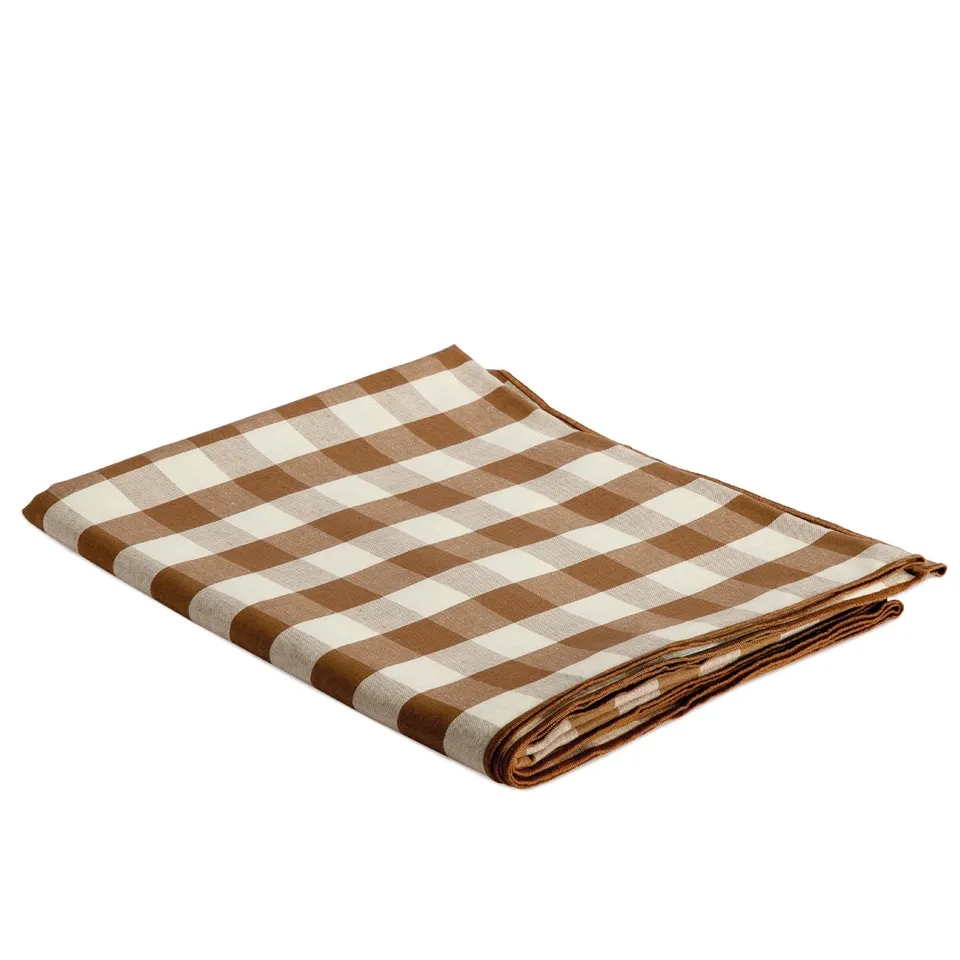 andrea-house-tischdecke-braun-vichy-leinen-240-cm image 1