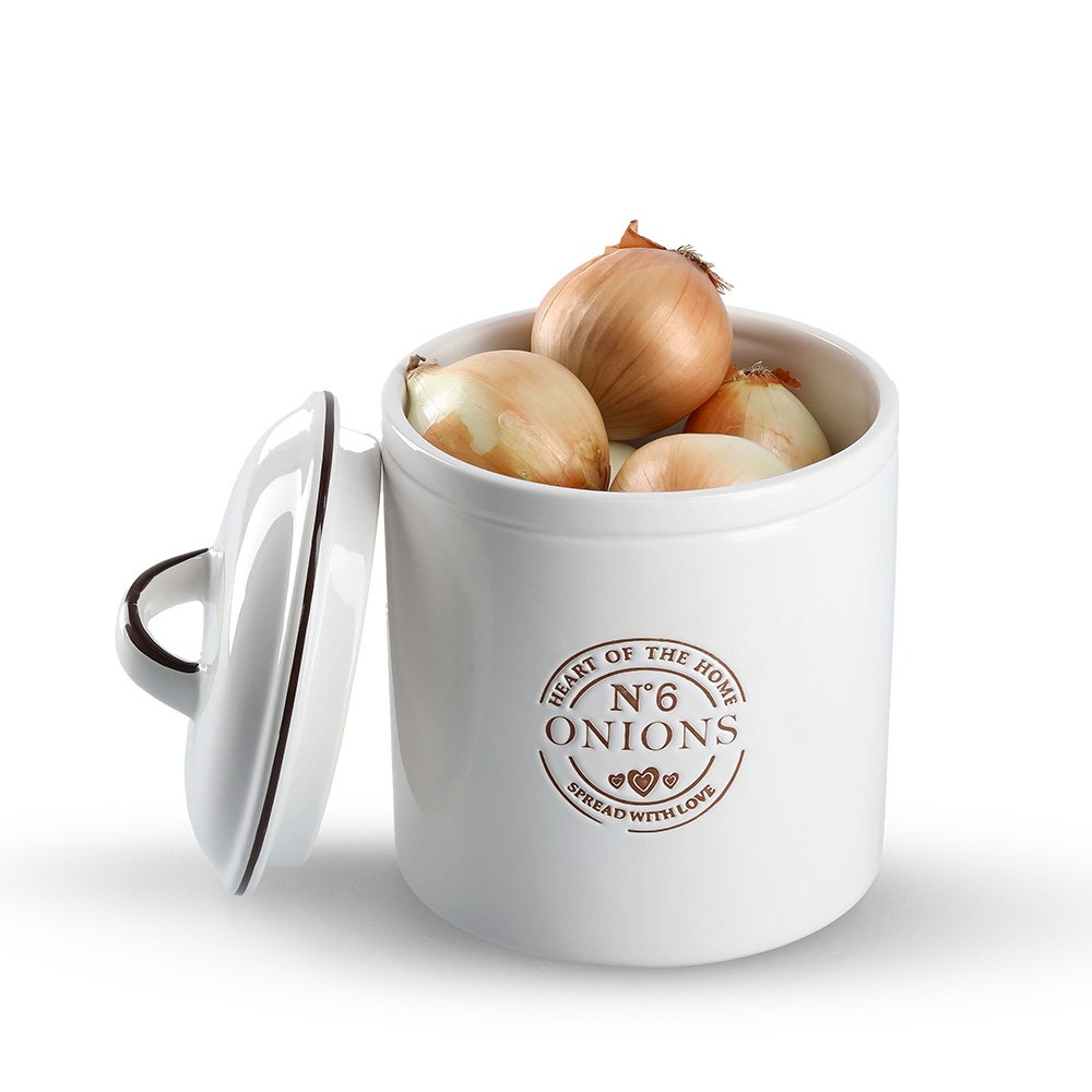 zeller-present-k-che-vorratsdose-onions-1620-ml-keramik-wei image 2