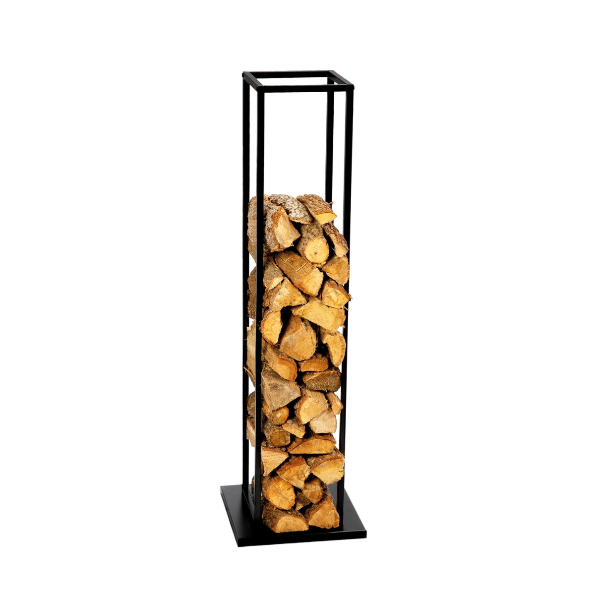 andrea-house-decoraci-n-kaminholzregal-metall-schwarz-115-cm-industrial image 2