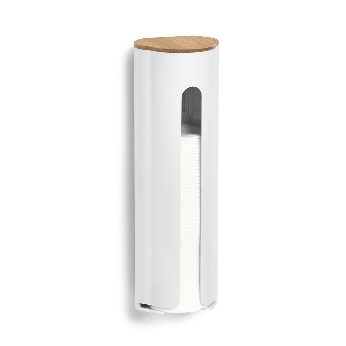 zeller-present-home-wattepad-spender-kunststoff-wei-bambus image 6