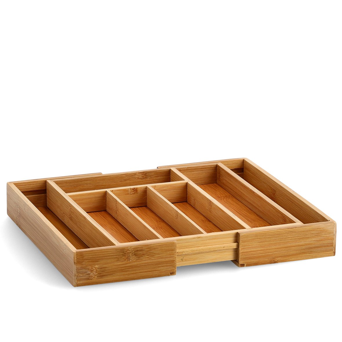 zeller-present-k-che-besteckkasten-ausziehbar-bambus-5-7-f-cher image 1