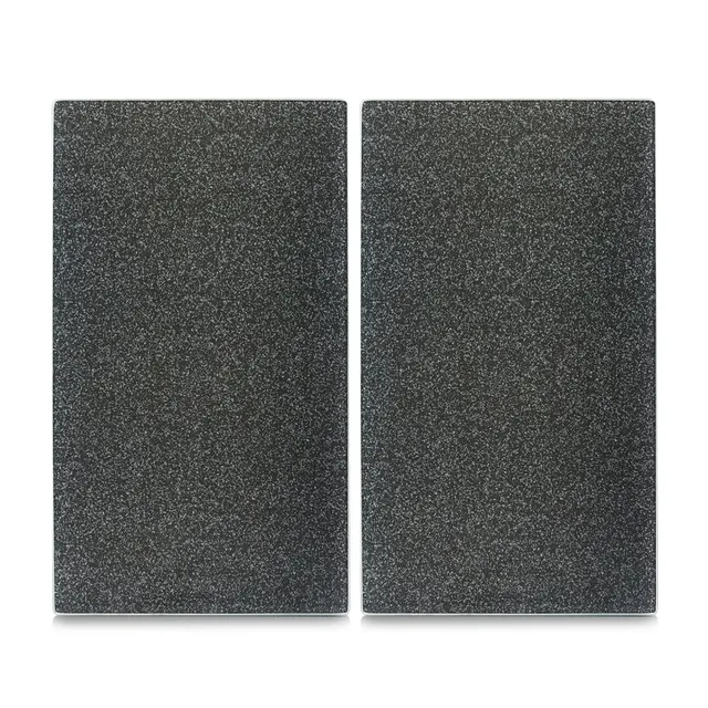 zeller-present-k-che-herdabdeckplatten-granit-2-tlg-glas image 1