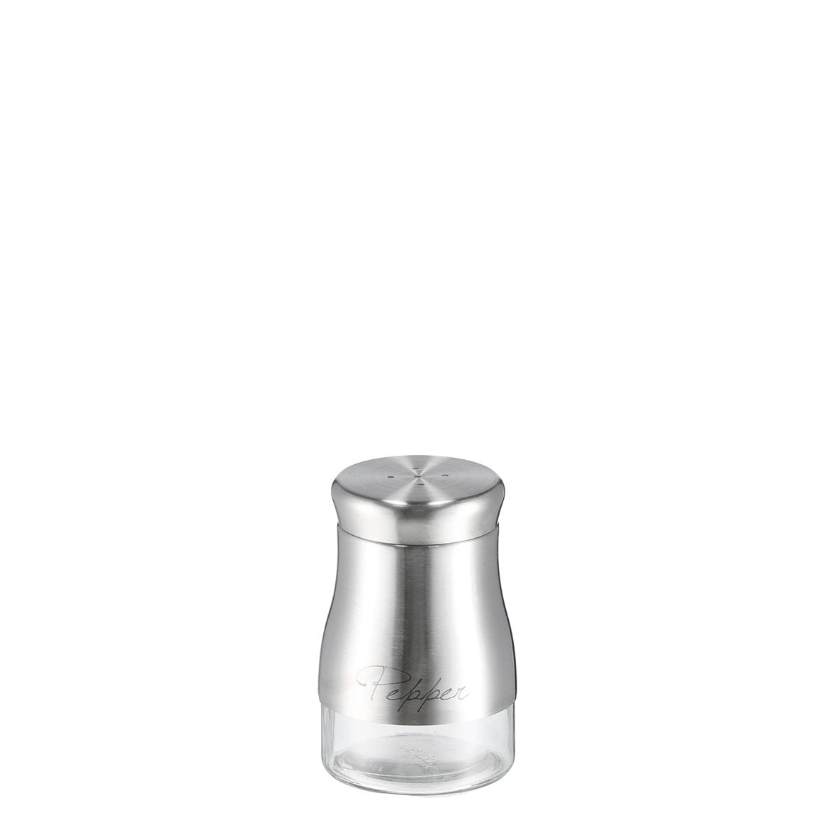 zeller-present-pepper-pfefferstreuer-glas-edelstahl image 1