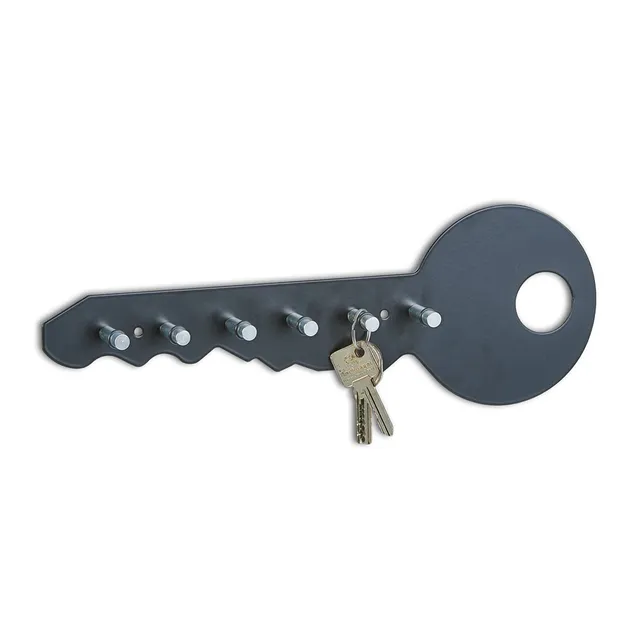 zeller-present-home-living-schl-sselboard-color-metall-schwarz image 1