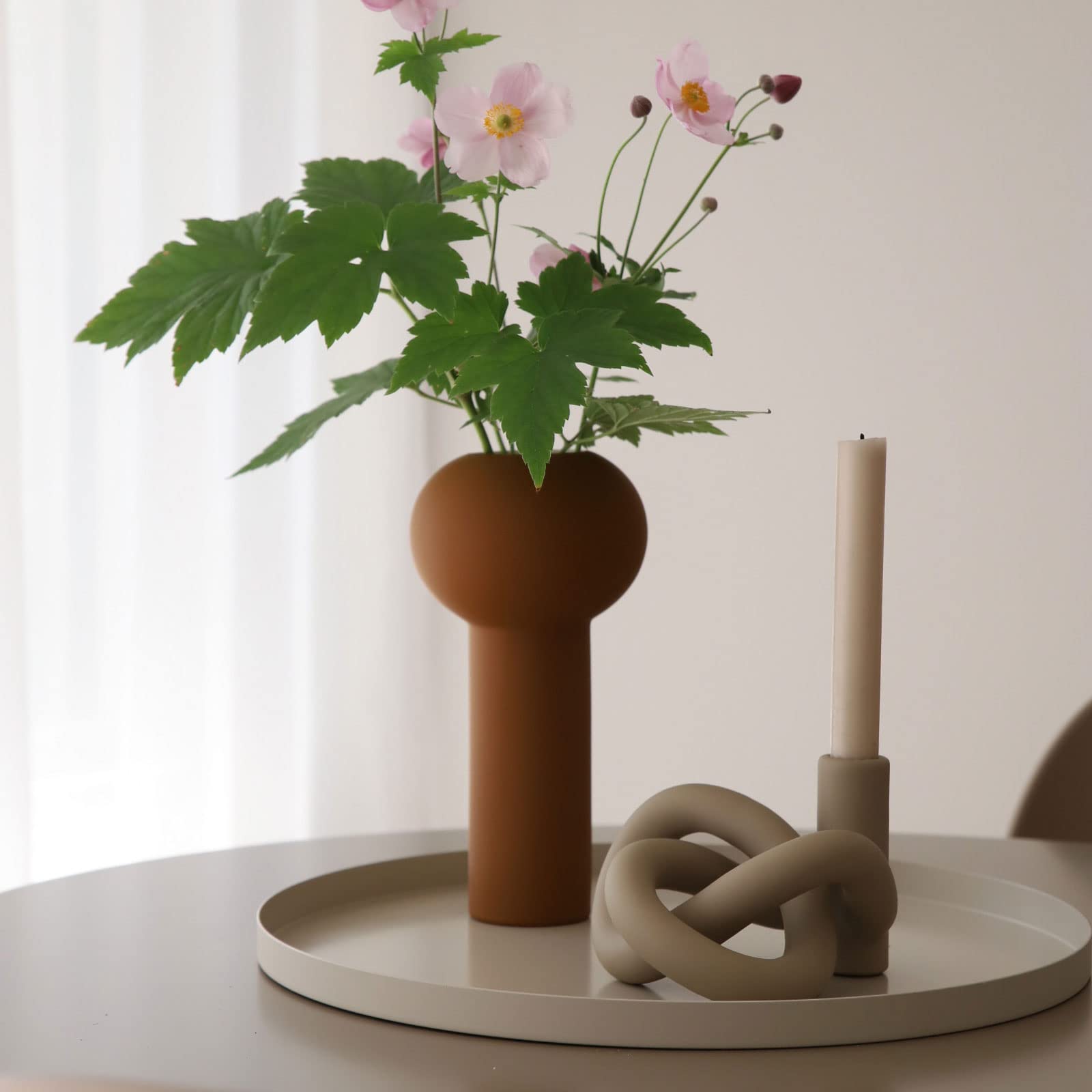 cooee-design-circle-tablett-edelstahl-sand-40-cm-rund image 2