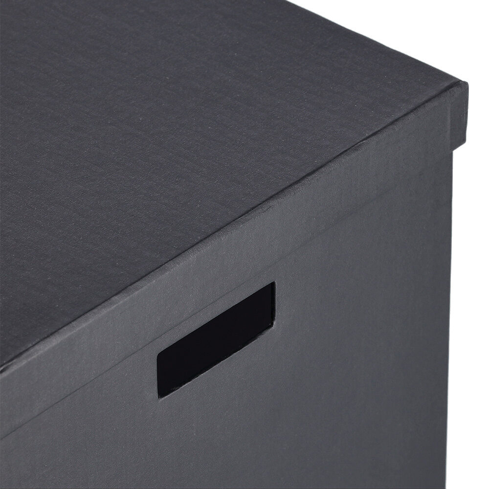 zeller-present-home-living-aufbewahrungsbox-karton-schwarz-recycelt image 3