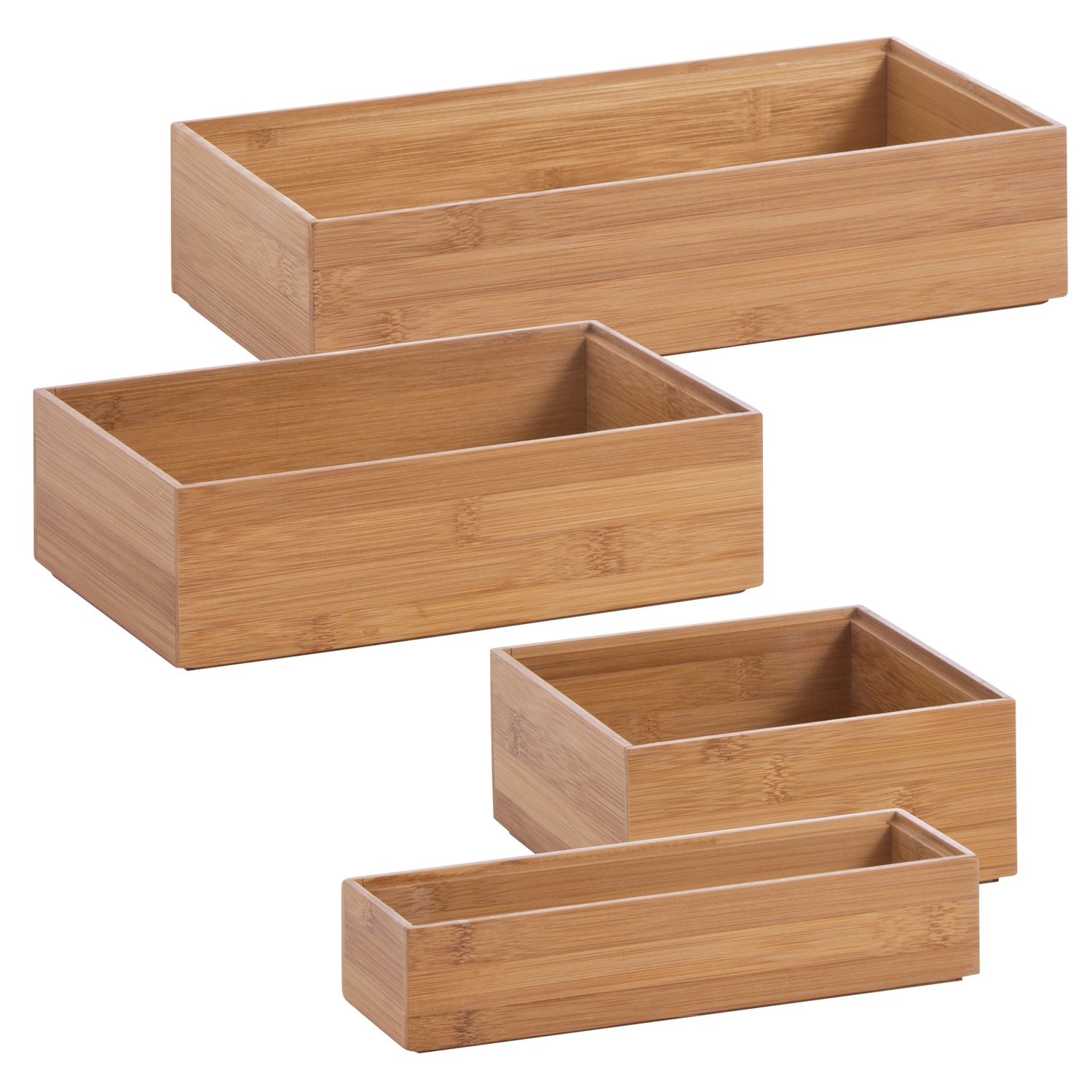 zeller-present-home-living-ordnungsbox-bambus-stapelbar image 2