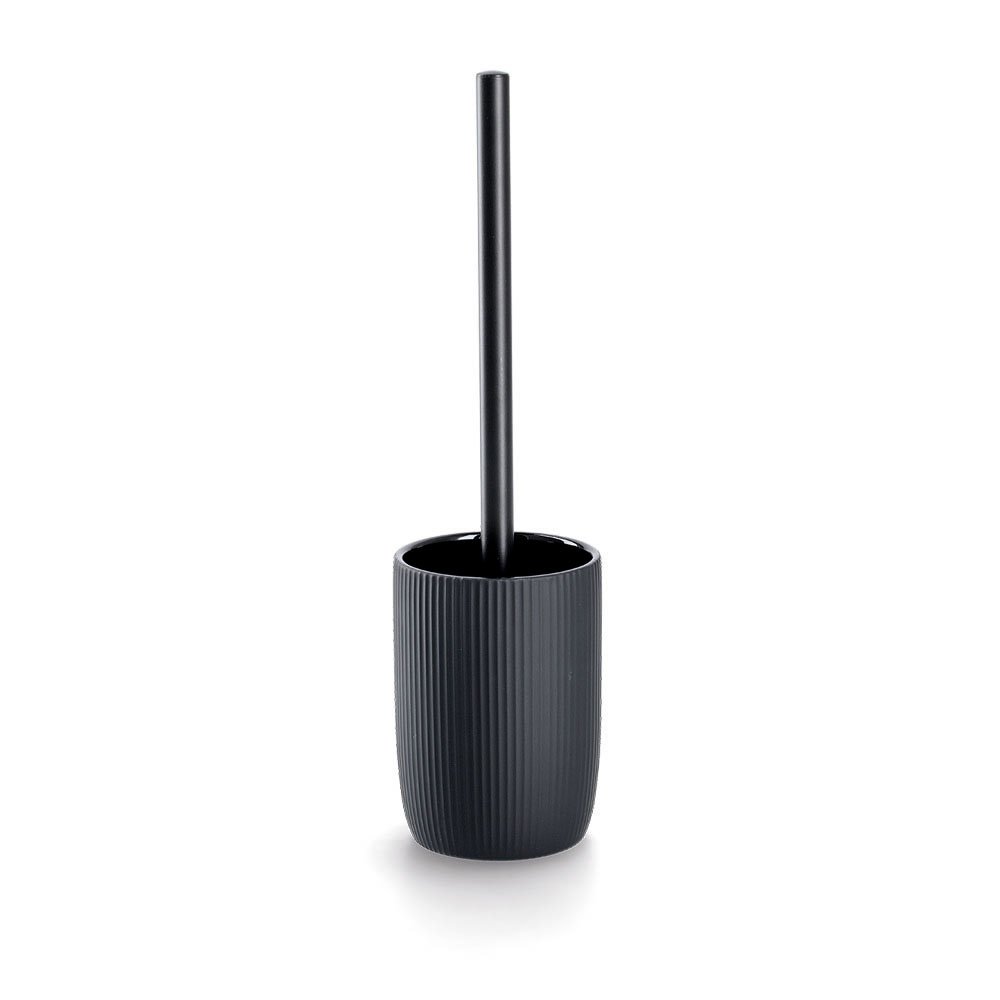 zeller-present-bad-wc-b-rste-keramik-schwarz-matt-rillenoptik image 1