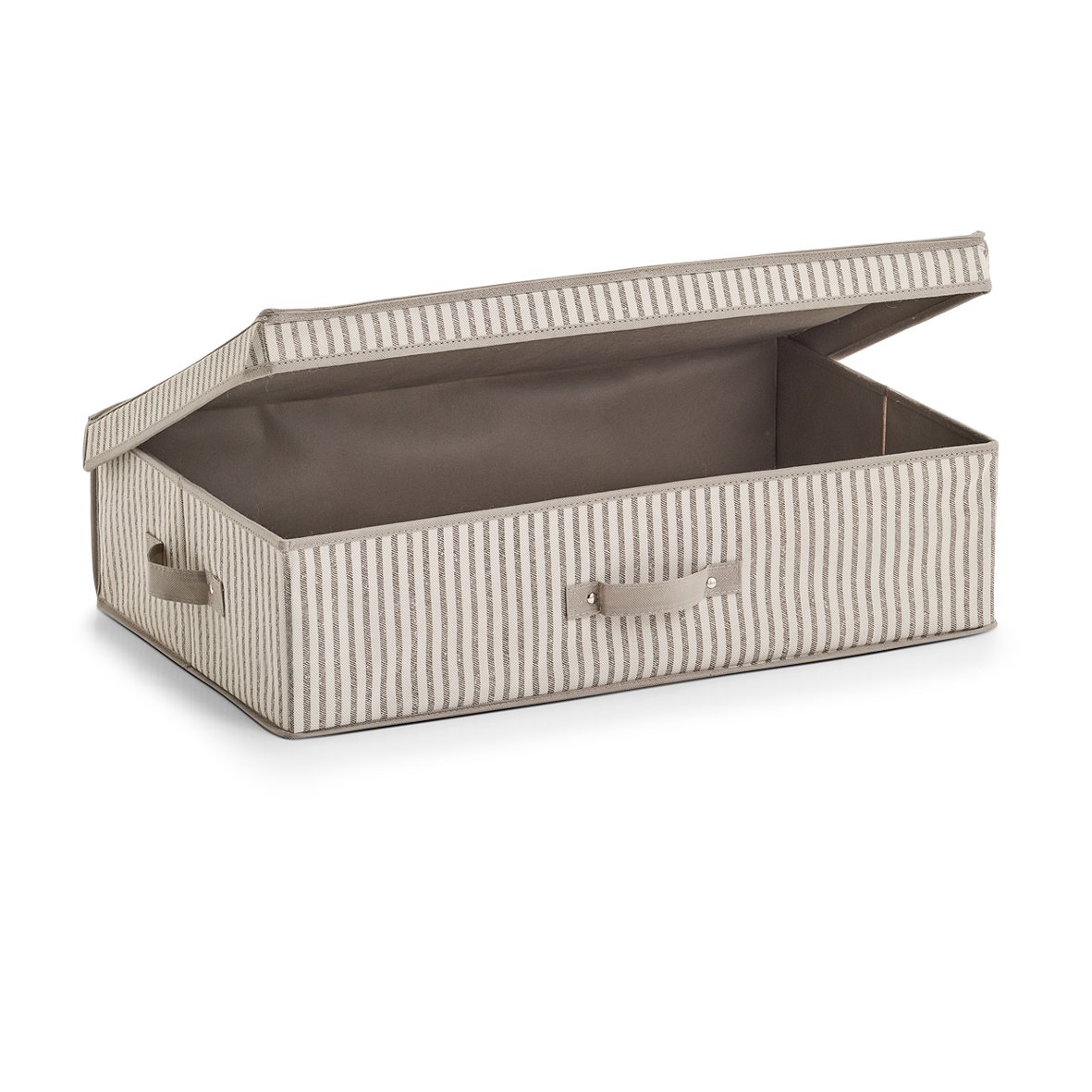zeller-present-k-che-aufbewahrungsbox-stripes-vlies-beige-deckel image 2
