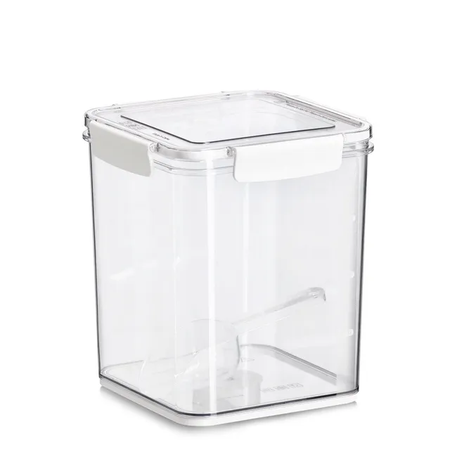 zeller-present-k-che-vorratsdose-4200-ml-transparent-mit-l-ffel image 1