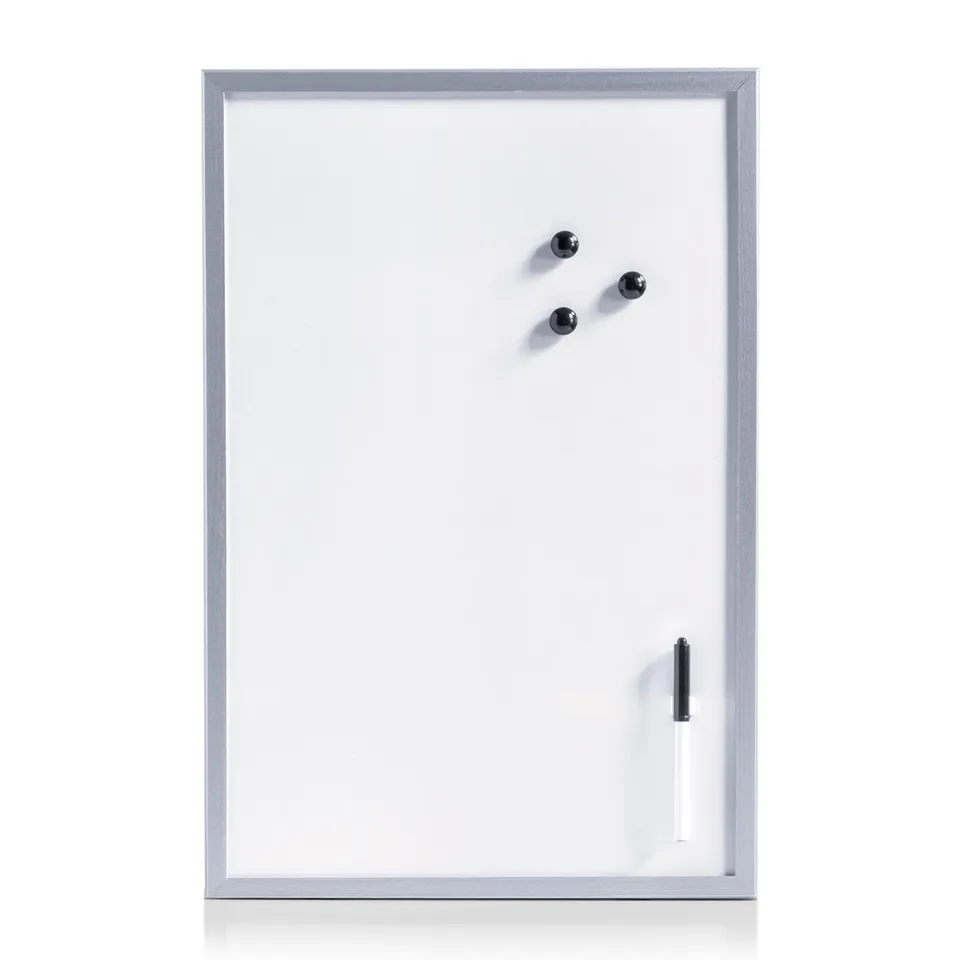 zeller-present-office-magnet-schreibtafel-metall-mdf-alugrau-magnetwand image 1