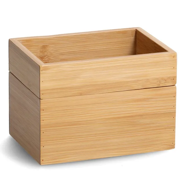 zeller-present-ordnungsboxen-set-2-tlg-bambus-hdf image 1