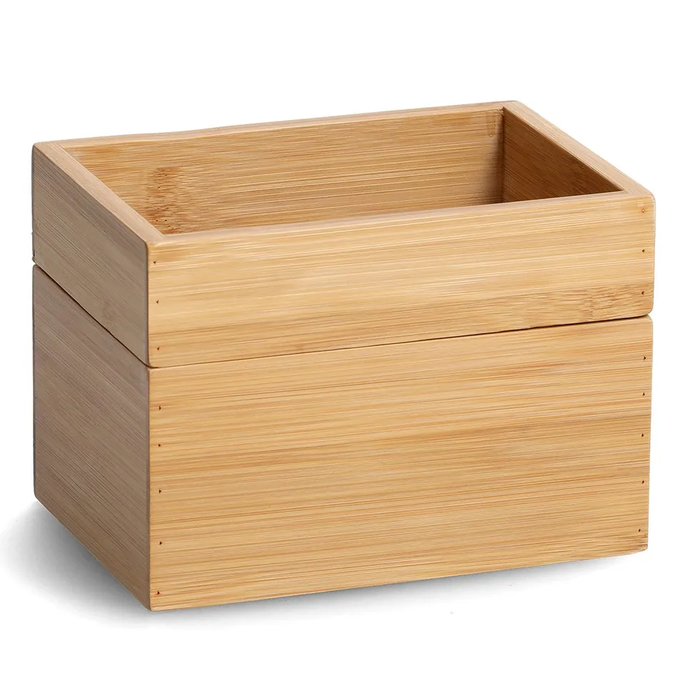 zeller-present-ordnungsboxen-set-2-tlg-bambus-hdf image 1