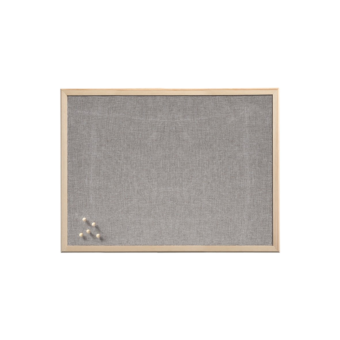 zeller-present-office-pinboard-leinen-kiefer-pinnwand-natur image 1