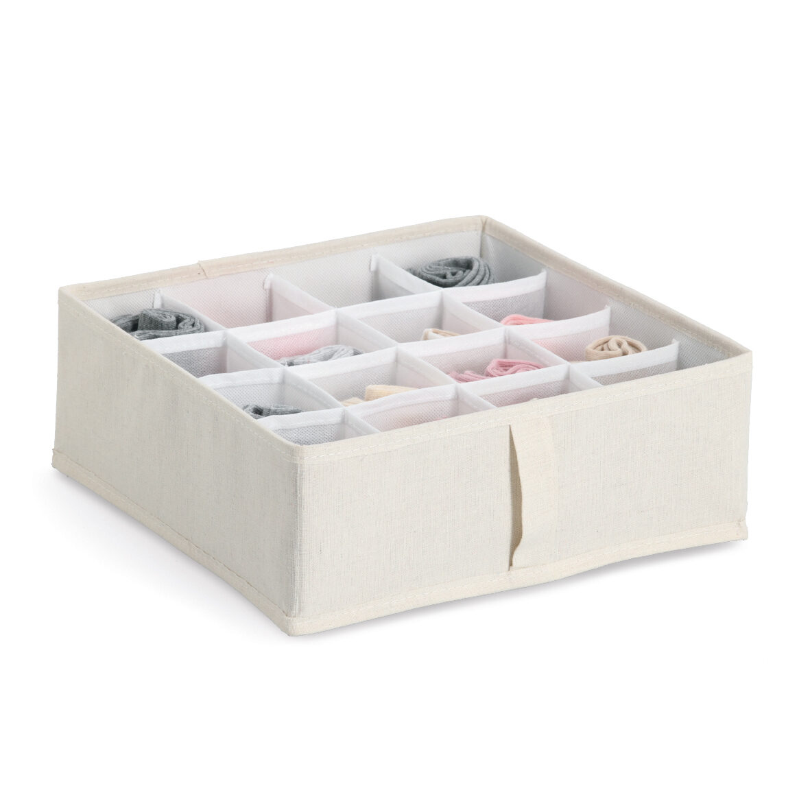 zeller-present-home-living-aufbewahrungsbox-16-f-cher-polyester image 2