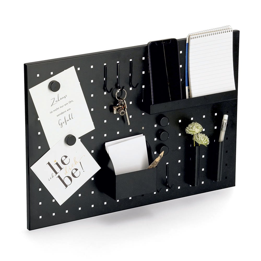 zeller-present-office-memoboard-metall-schwarz-utensilien image 2