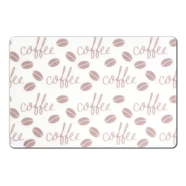 zeller-present-table-platzset-coffee-kunststoff-taupe-transparent image 1