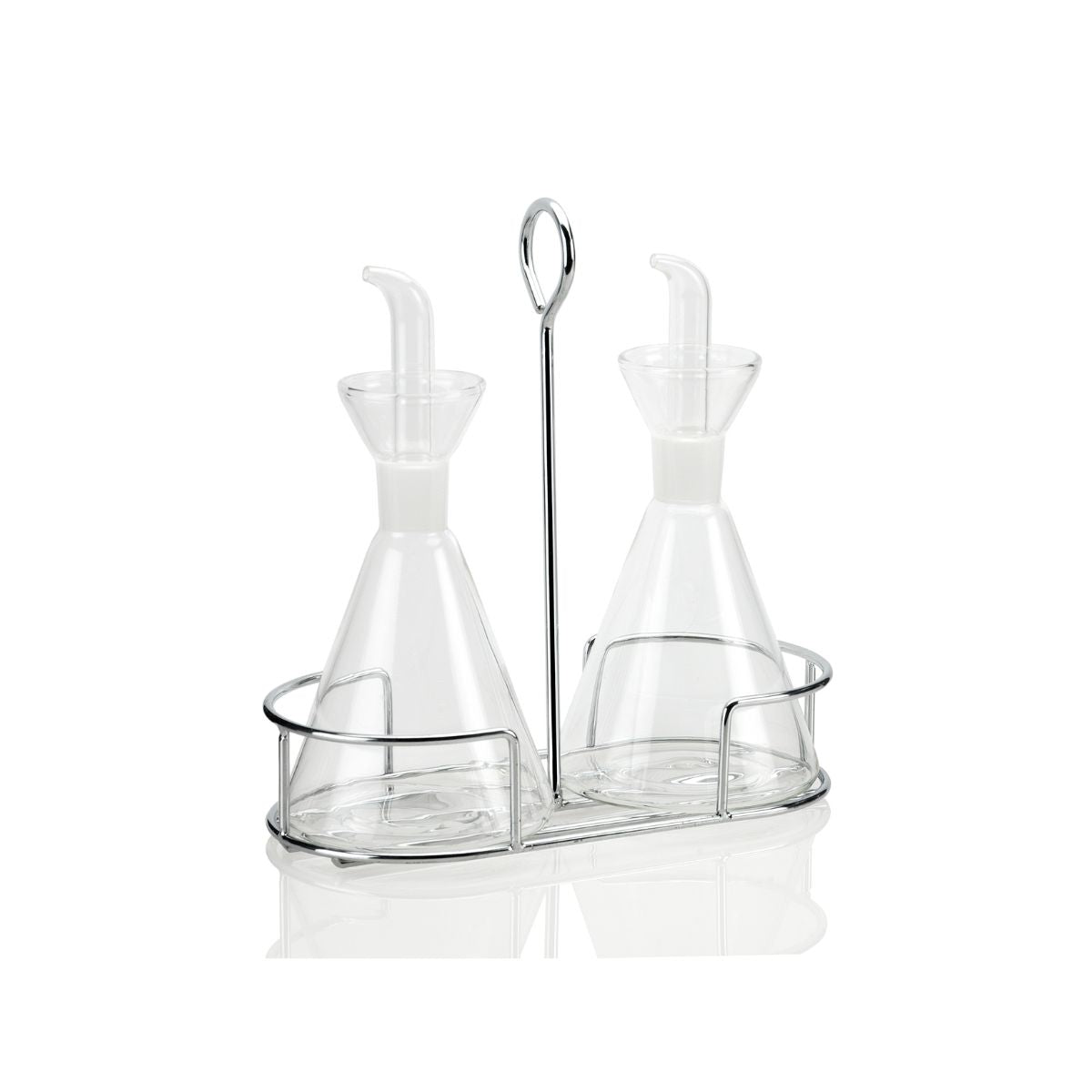 andrea-house-l-und-essig-set-metallst-nder-tropffrei image 2